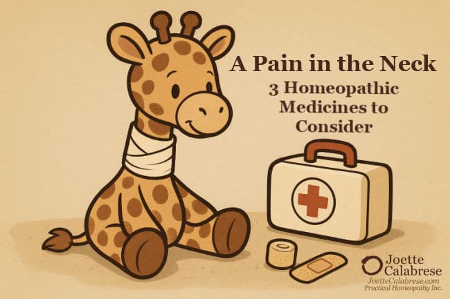 Joette Calabrese, Practical Homeopathy®, A Pain in the Neck: 3 Homeopathic Medicines to Consider
